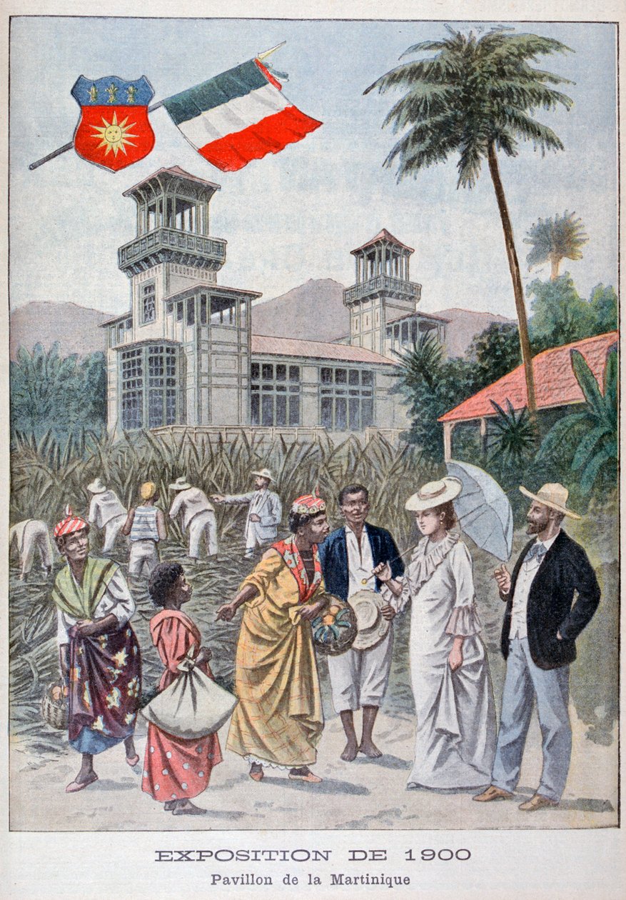 The Martinique Pavilion at the Universal Exhibition of 1900, Paris by Unbekannt