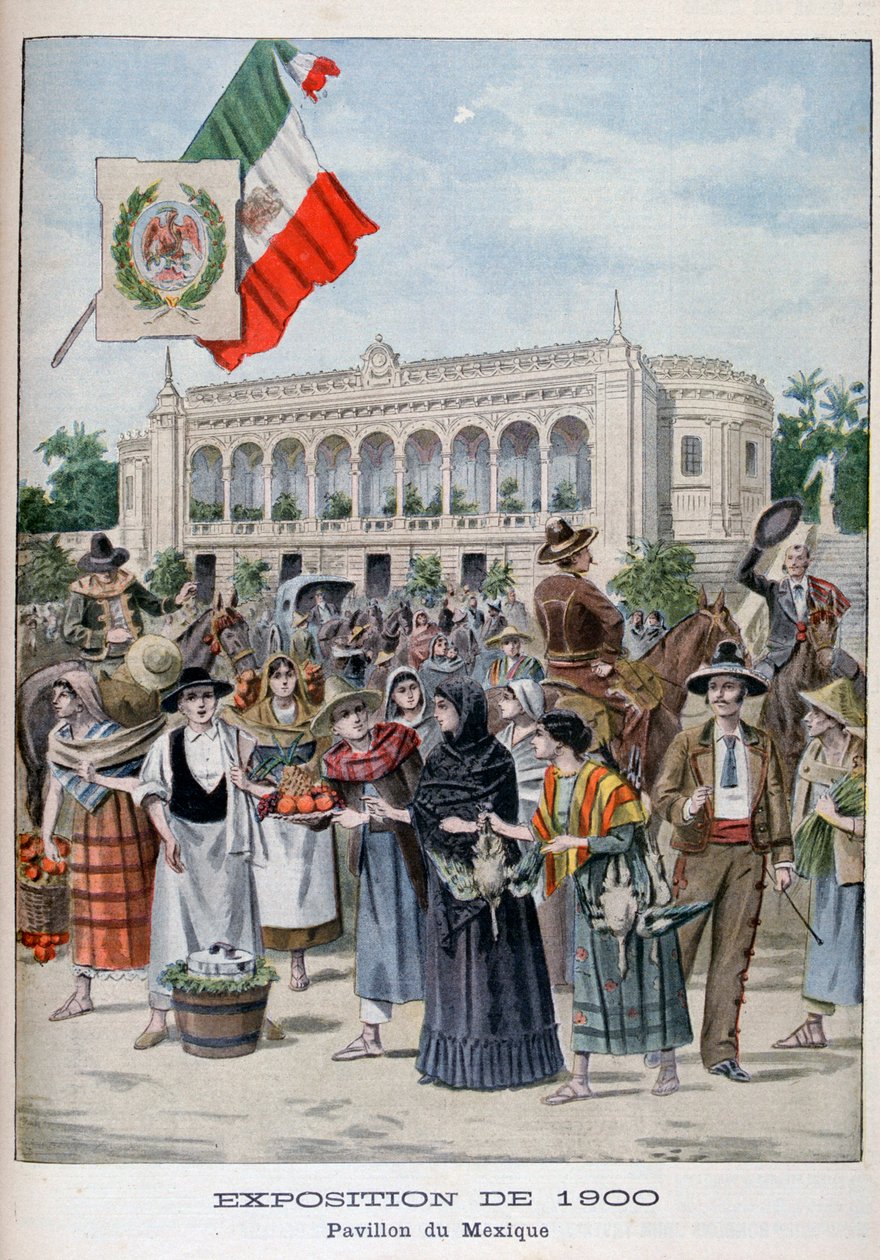The Mexican Pavilion at the Universal Exhibition of 1900, Paris by Unbekannt