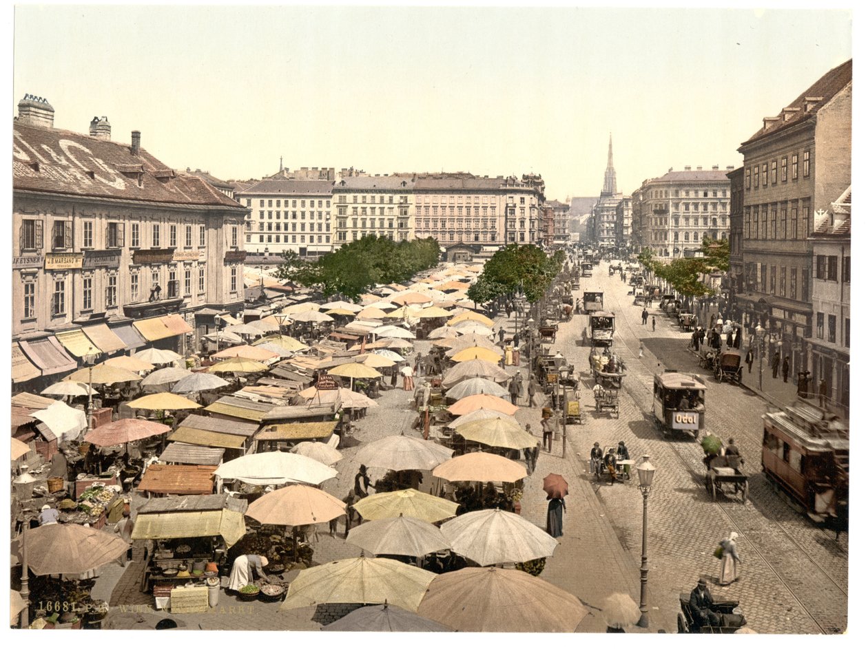 The Naschmarkt, Vienna by Unbekannt