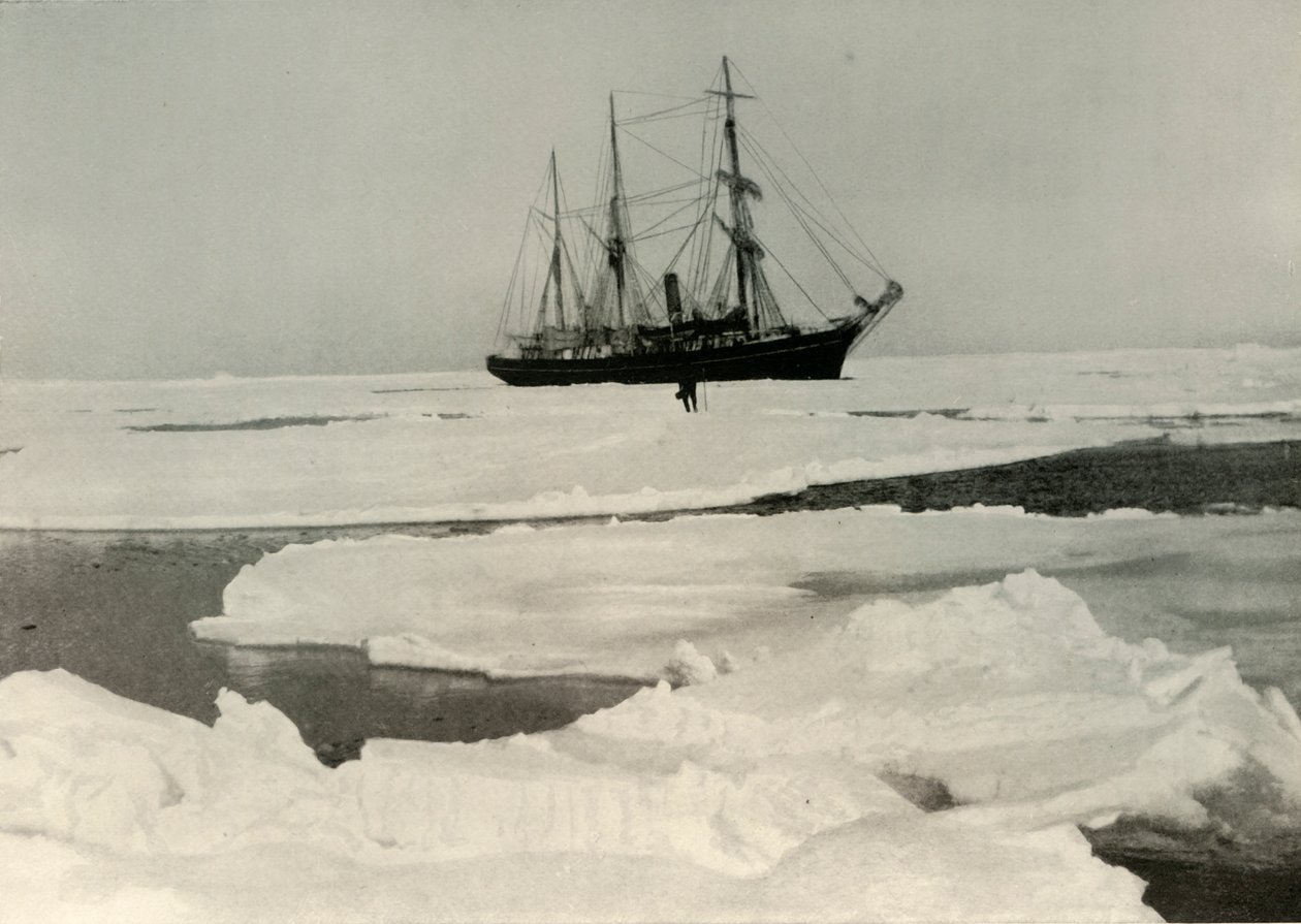The Nimrod Pushing Her Way Through More Open Pack, c1908, 1909 by Unbekannt
