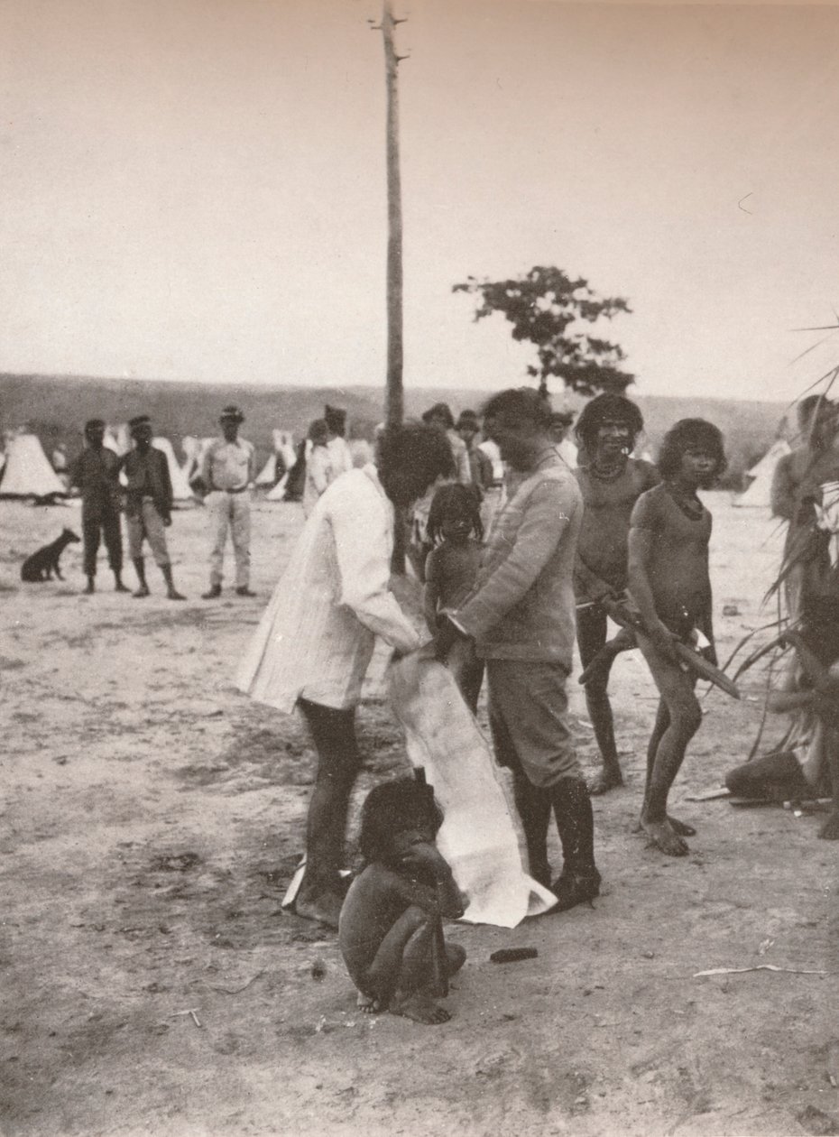 The Pacification of the Indians, 1914 by Unbekannt
