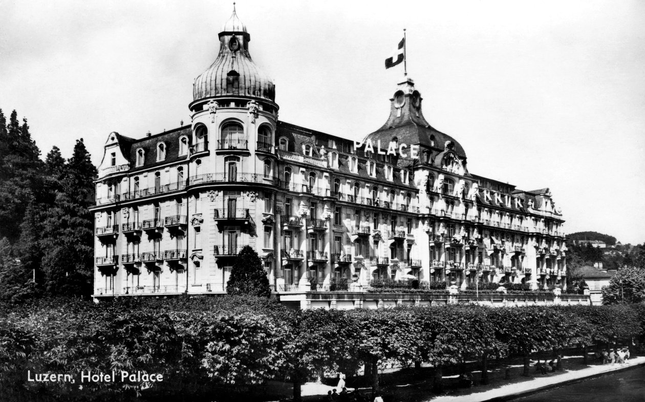 The Palace Hotel, Lucerne, Switzerland, early 20th century by Unbekannt