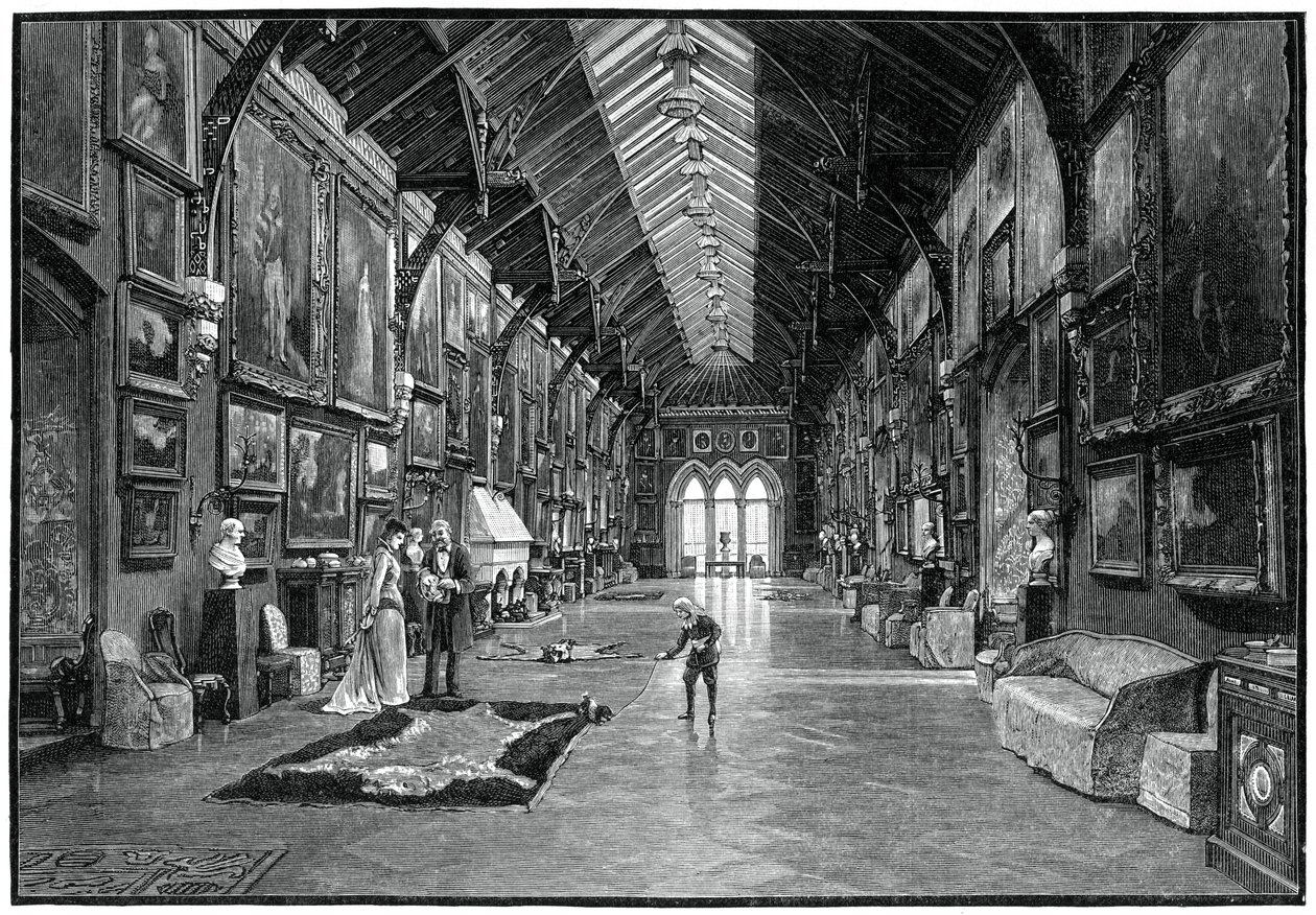 The Picture Gallery, Kilkenny Castle, c19th century by Unbekannt