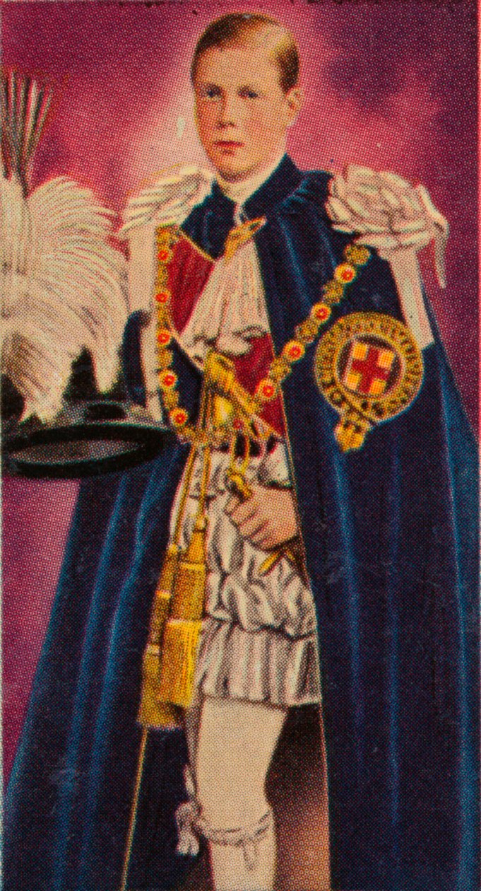 The Prince of Wales at his investiture as a Knight of the Garter, 1911 by Unbekannt