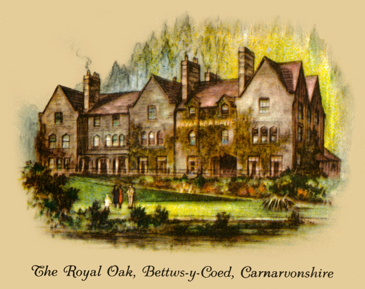 The Royal Oak, Bettws-y-Coed, Carnavonshire, 1936 by Unbekannt