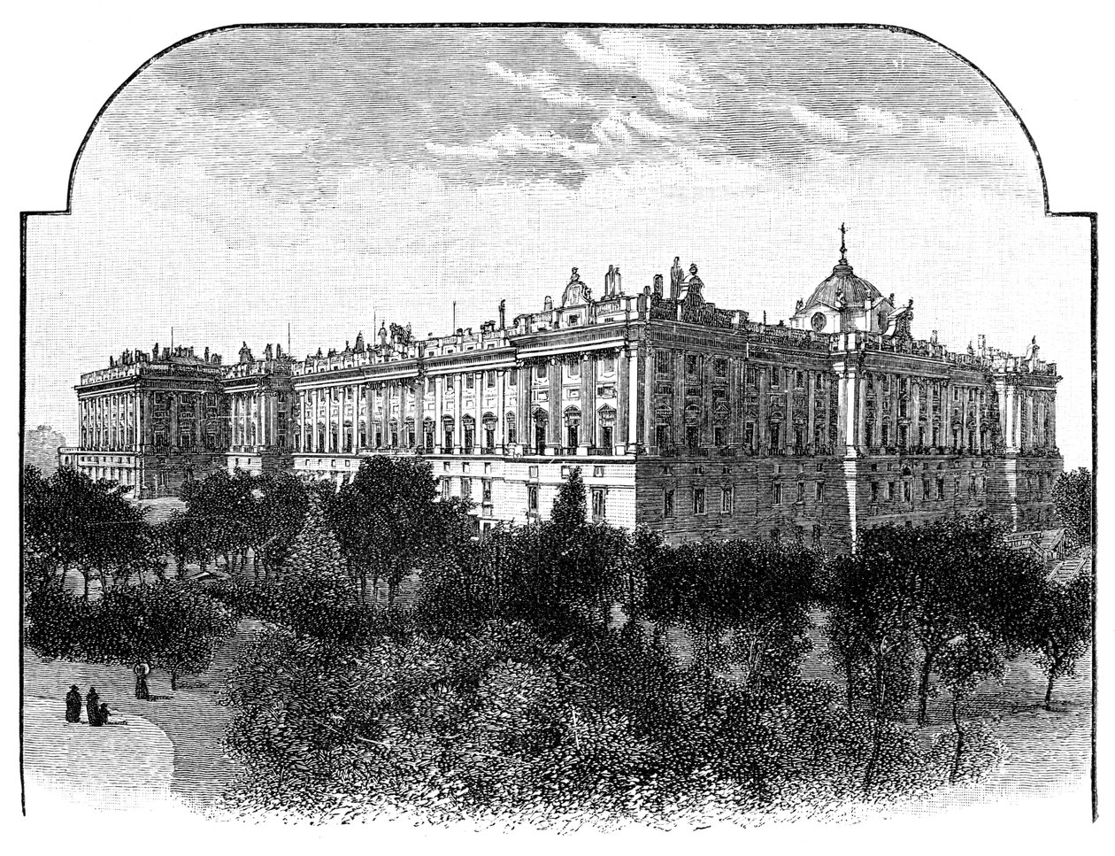 The Royal Palace, Madrid, Spain by Unbekannt
