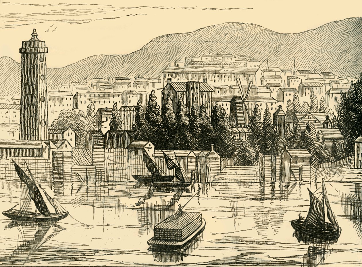The South Side of the Thames, Taken from Adelphi Terrace, 1770 by Unbekannt