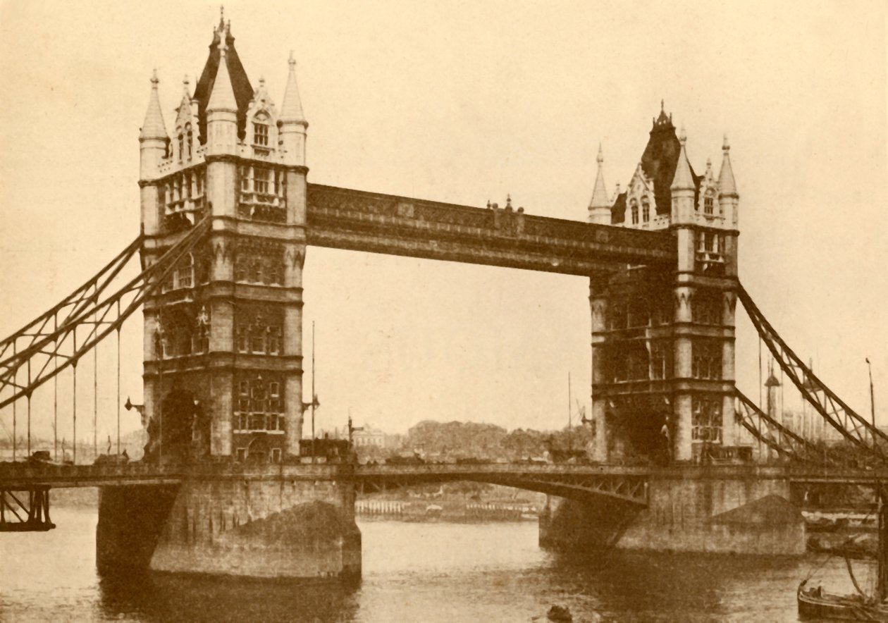 The Tower Bridge, London, c1930 by Unbekannt