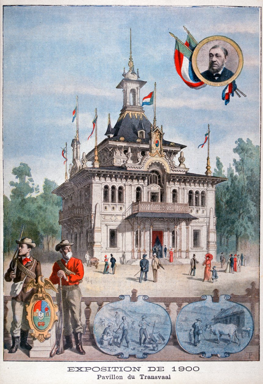 The Transvaal Pavilion at the Universal Exhibition of 1900, Paris by Unbekannt