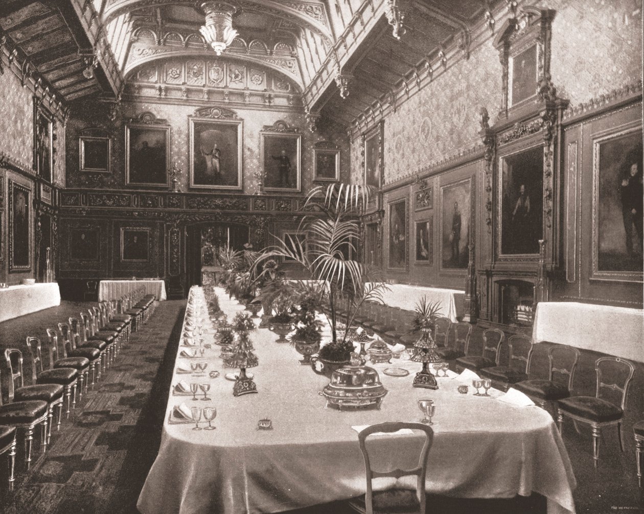 The Waterloo Chamber, Windsor Castle, Berkshire, 1894 by Unbekannt