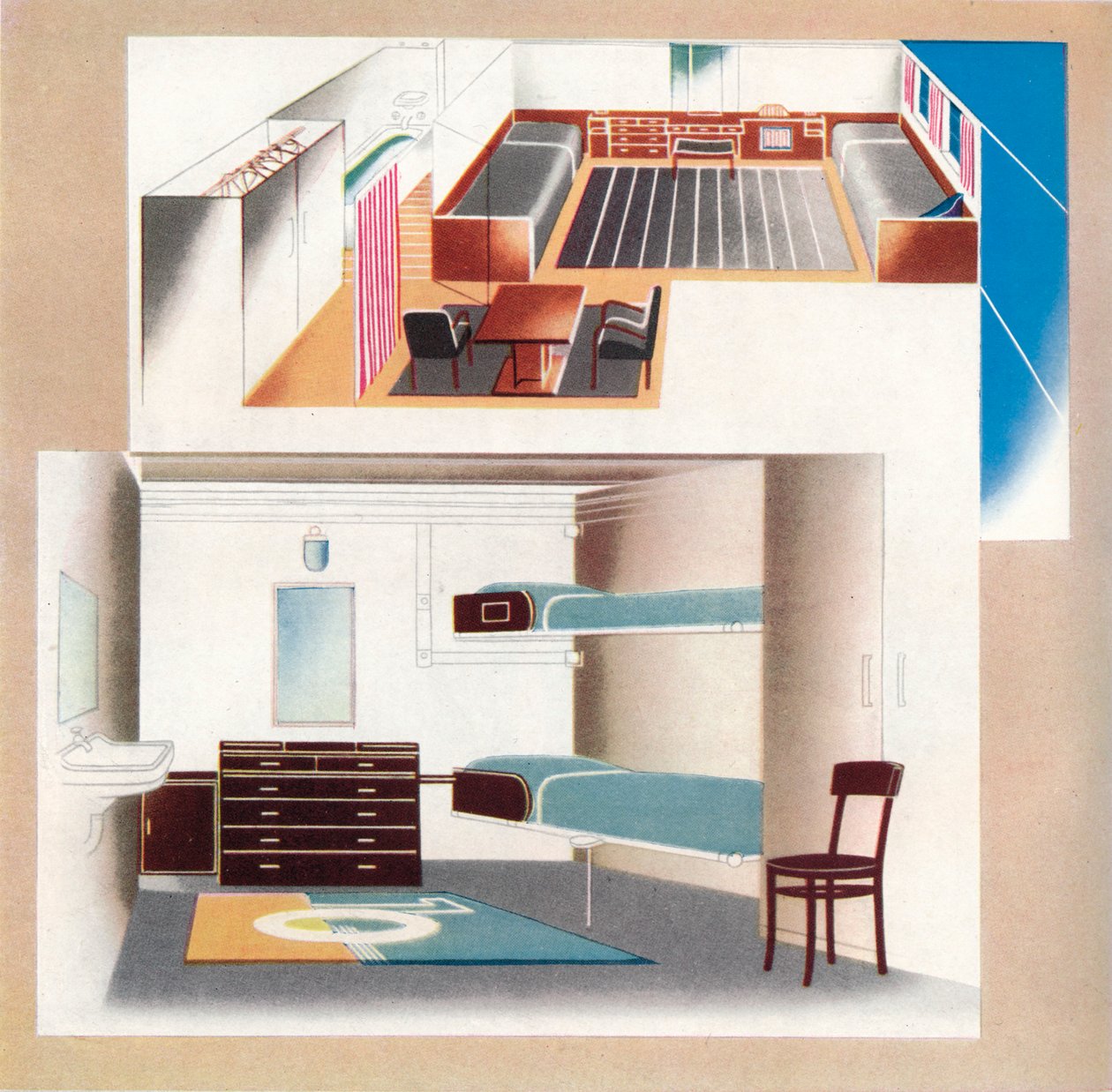 The New Orient Liner Contributes Toward a New Standard of Decoration, 1935 by Unbekannt