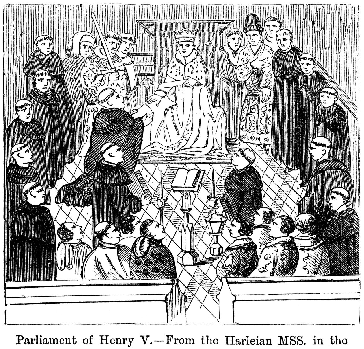 The parliament of King Henry V 1387-1422 by Unbekannt