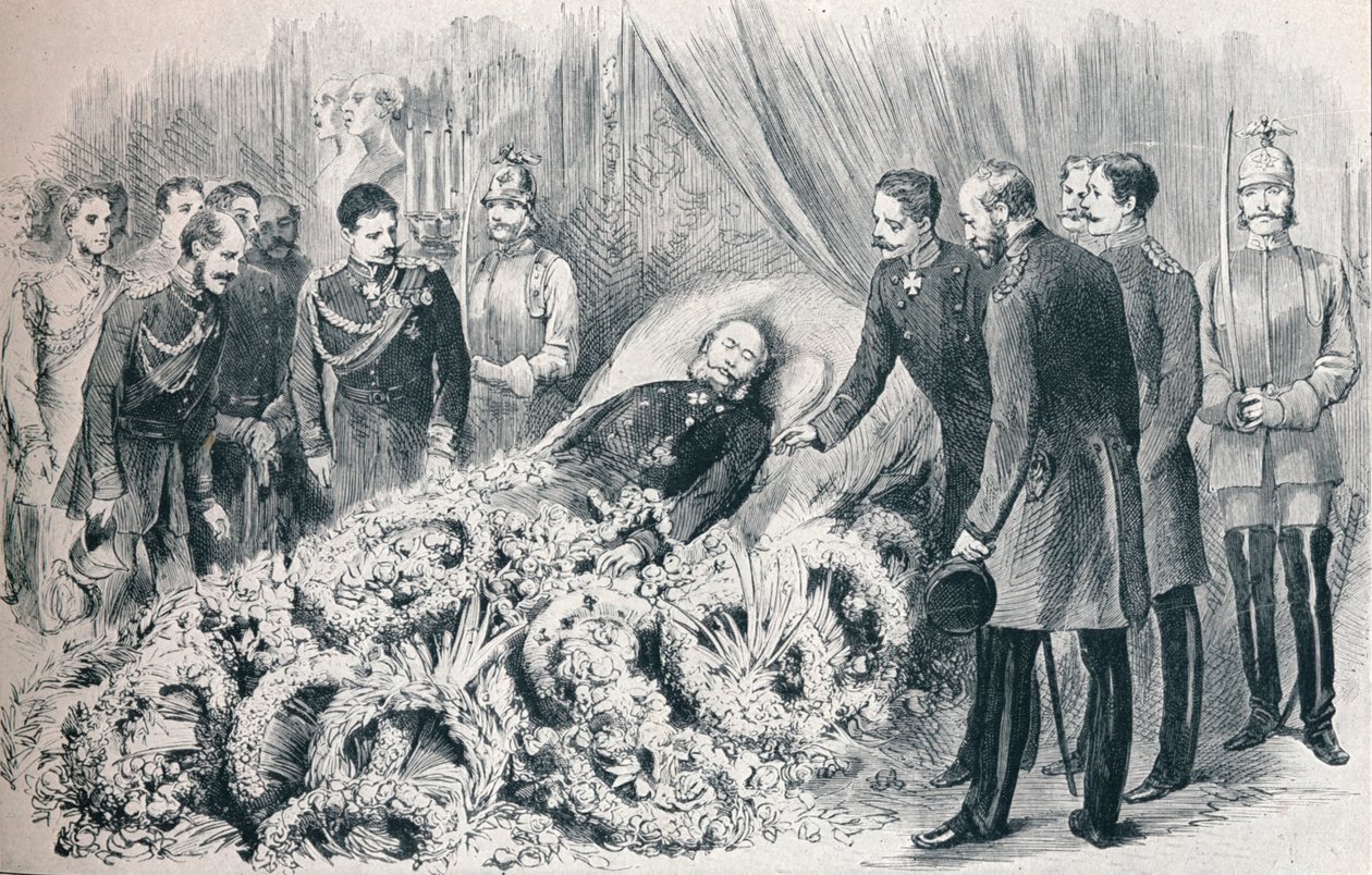 The Passing of the First German Emperor: The Deathbed of William I by Unbekannt