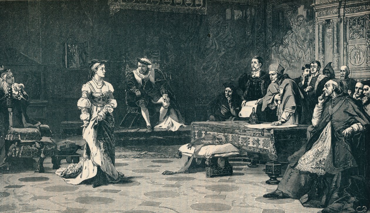 The Trial of Queen Catherine by Unbekannt