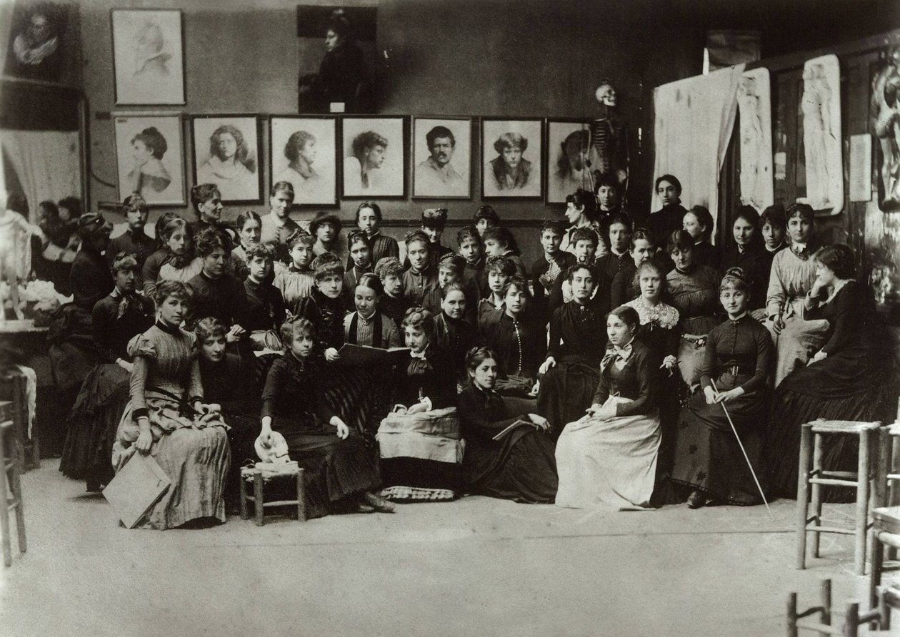 The Women of the Académie Julian by Unbekannt