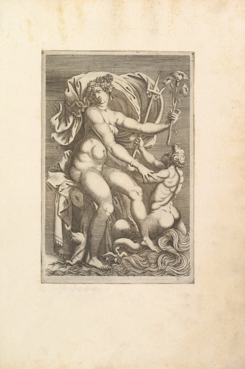 Thetis Seated with a Triton by Unbekannt