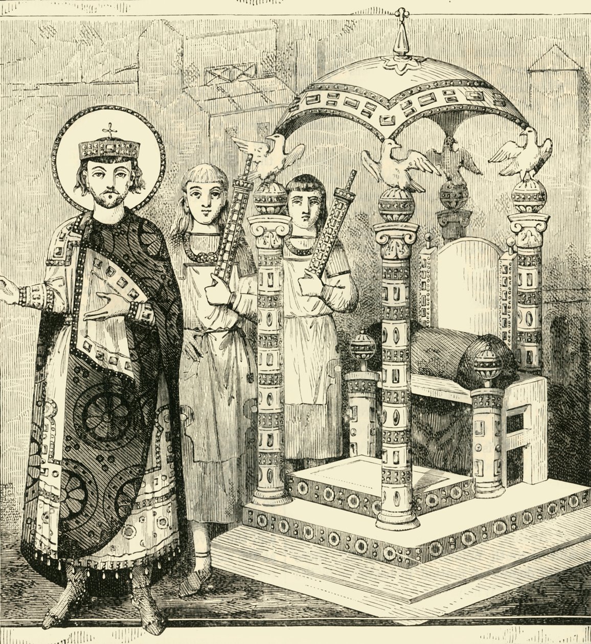 Throne of the Byzantine Emperors by Unbekannt
