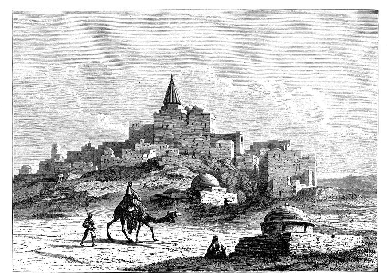 Tomb of Jonah, Near the Mosque, on the Artificial Mound of Nabbi Yunis, Nineveh, Assyria by Unbekannt