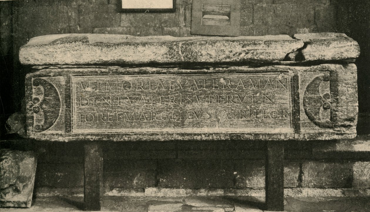 Tomb of Valerius Amandinus A Roman General, 1908 by Unbekannt