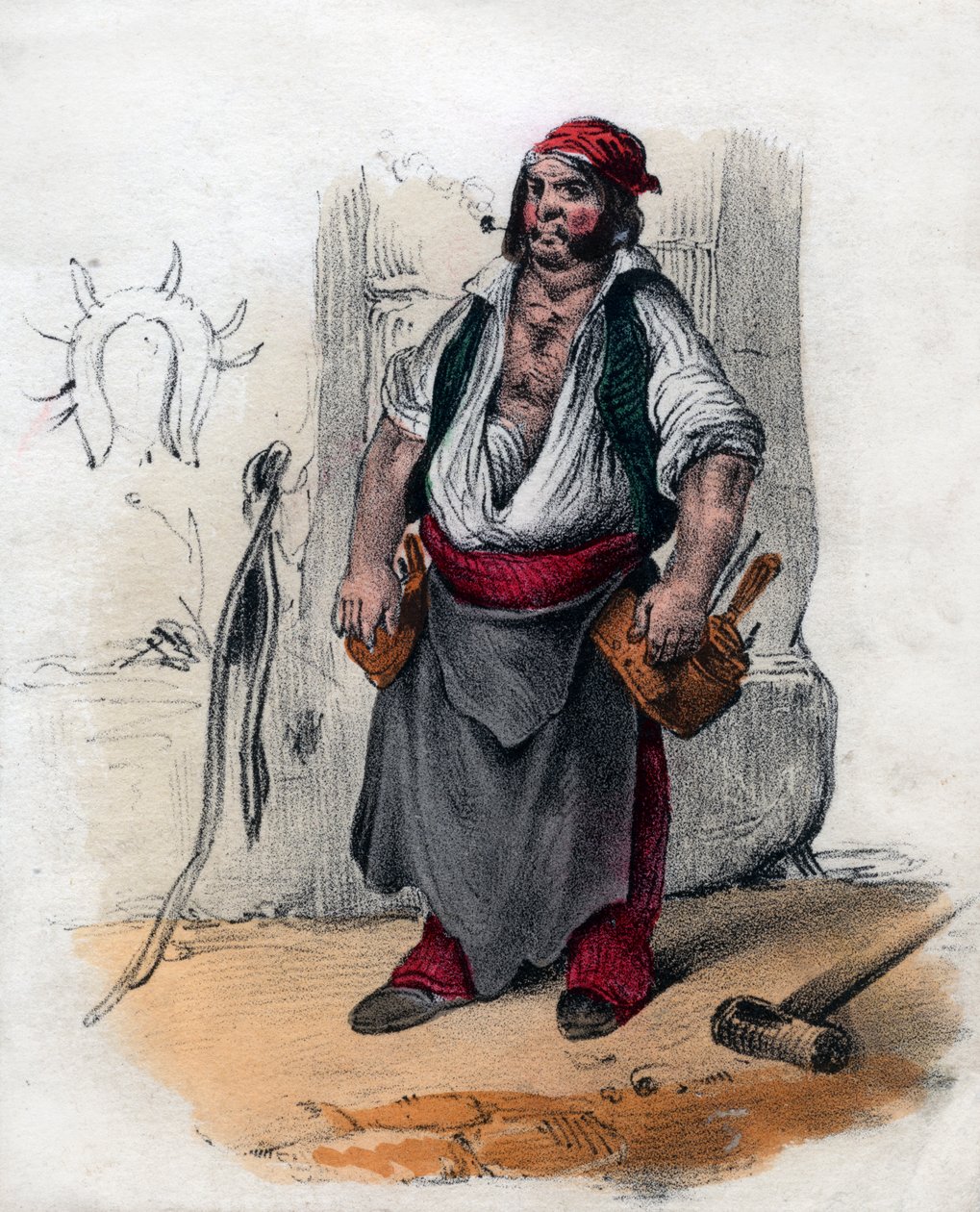 Tradesman, 19th century by Unbekannt