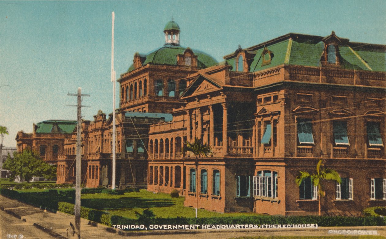 Trinidad, Government Headquarters. The Red House, early 20th century by Unbekannt