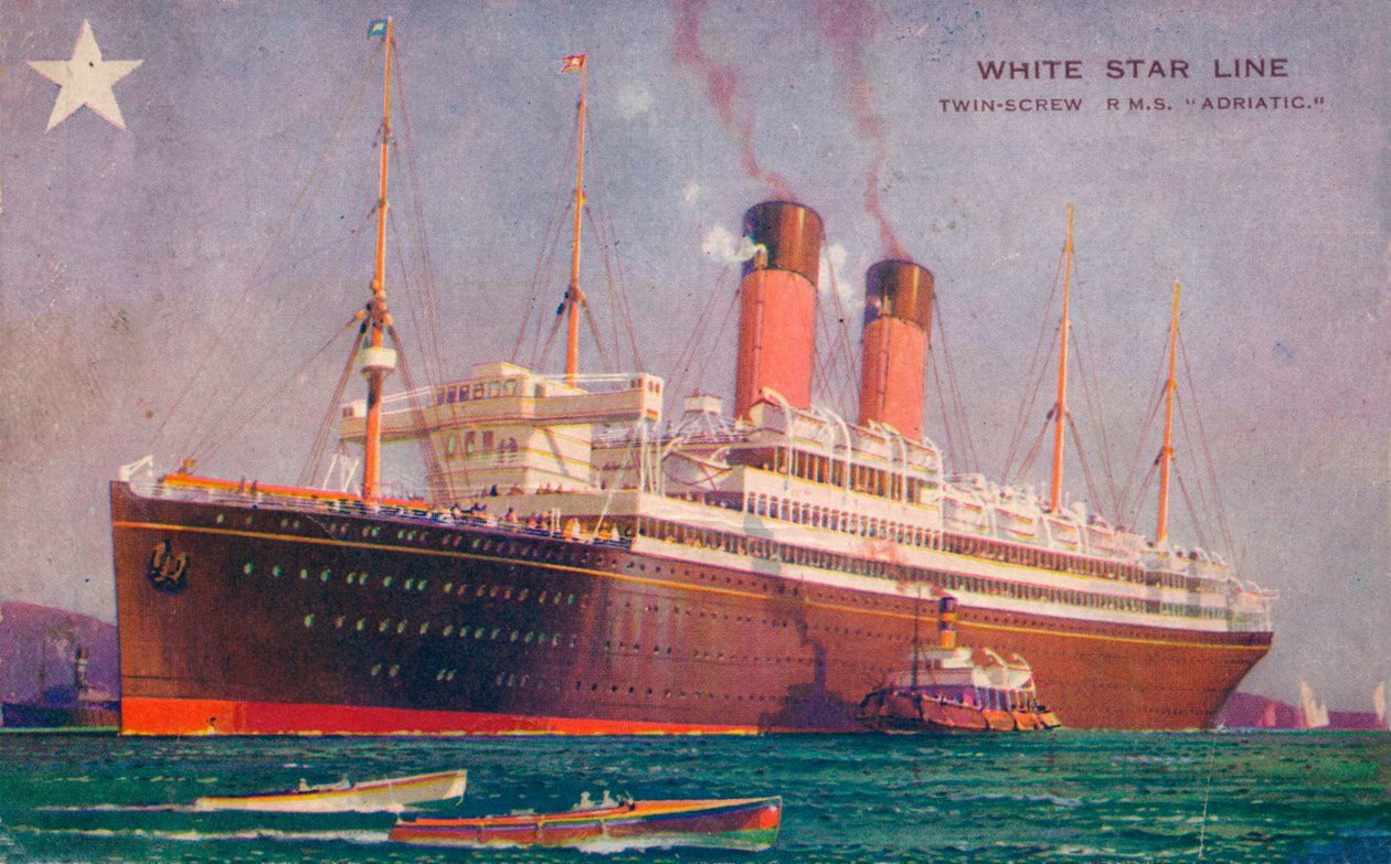 Twin-Screw RMS Adriatic of the White Star Line by Unbekannt