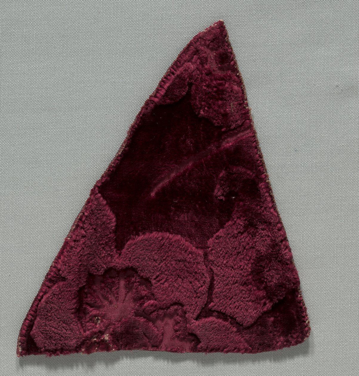 Two Velvet Fragments Sewn Together by Unbekannt