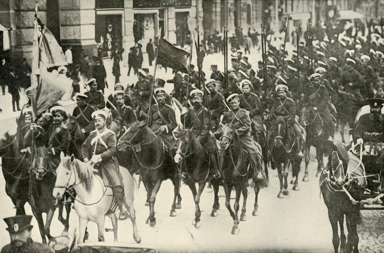 Types of the Russian Cavalry by Unbekannt