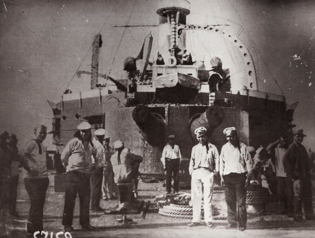 Uprising on the Battleship Potemkin, Constanta, Romania, 1905 by Unbekannt