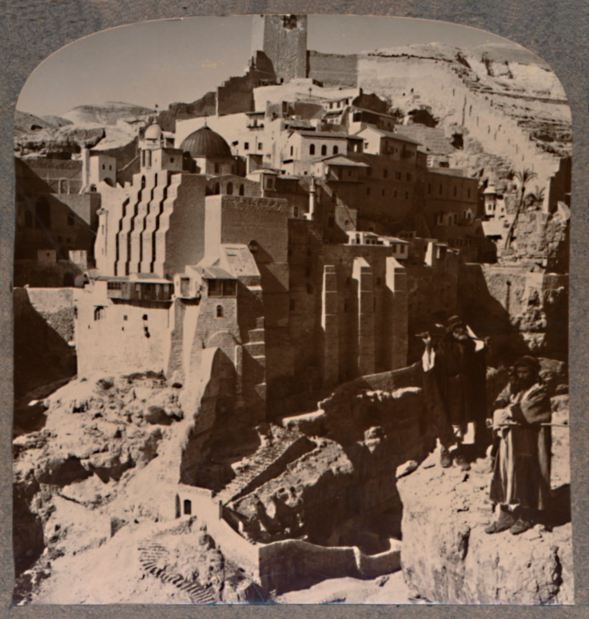 Valley of Mar Saba and Convent, from Brook Kedron, c1900 by Unbekannt