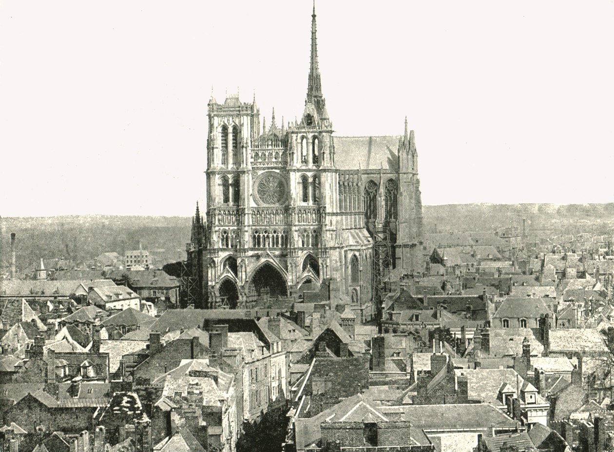 View from the Belfry, Amiens, France by Unbekannt