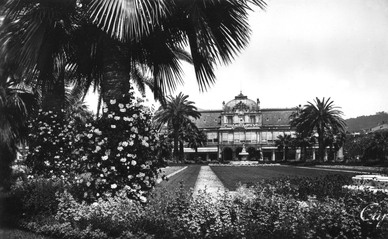 View of Albert I Gardens and the Casino, Nice, South of France by Unbekannt