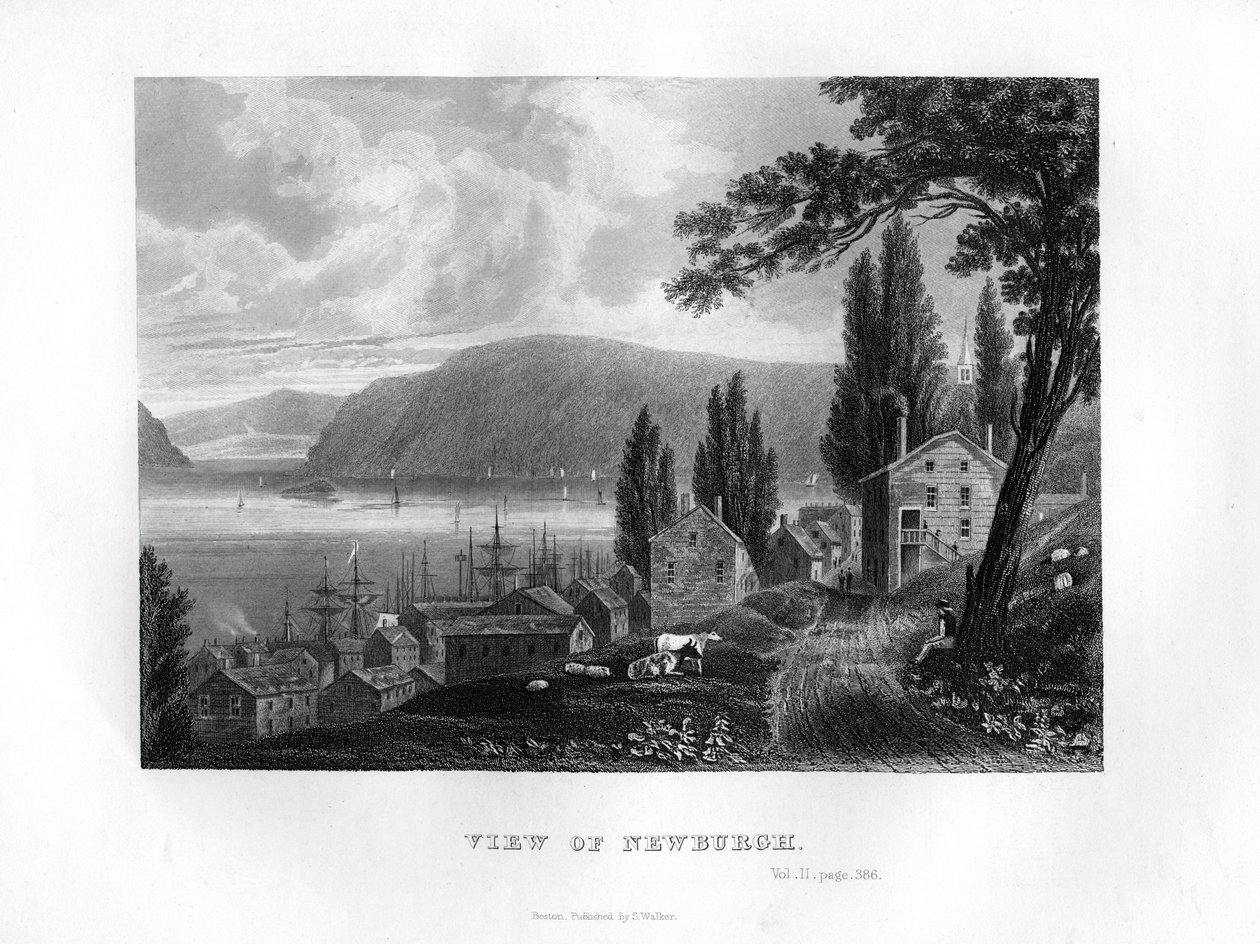 View of Newburgh, New York State by Unbekannt