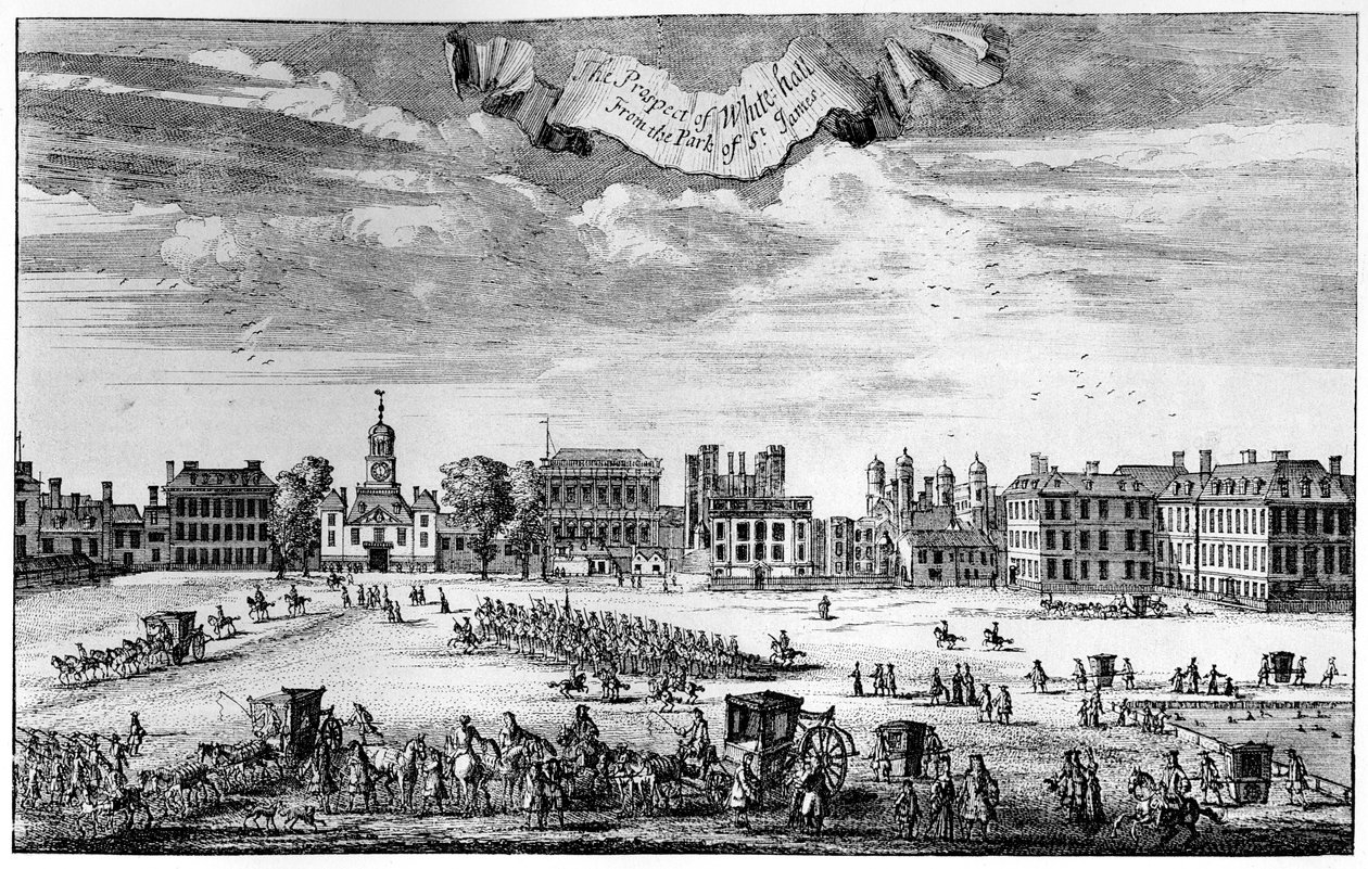 View of Whitehall from St James's Park by Unbekannt