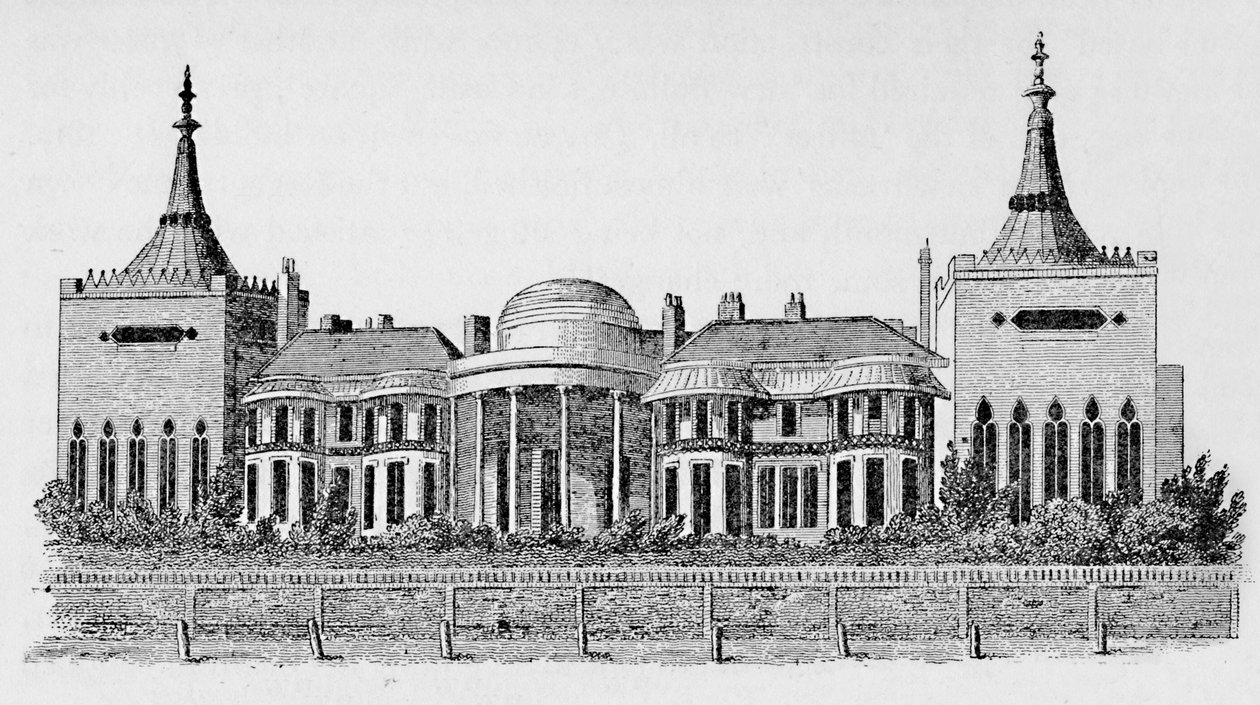 View of the Pavilion Taken from Wright