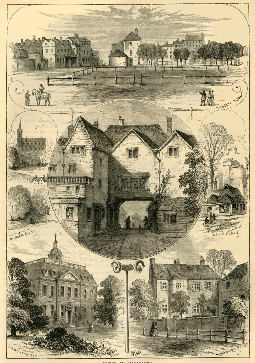 Views in Highgate, c1876 by Unbekannt