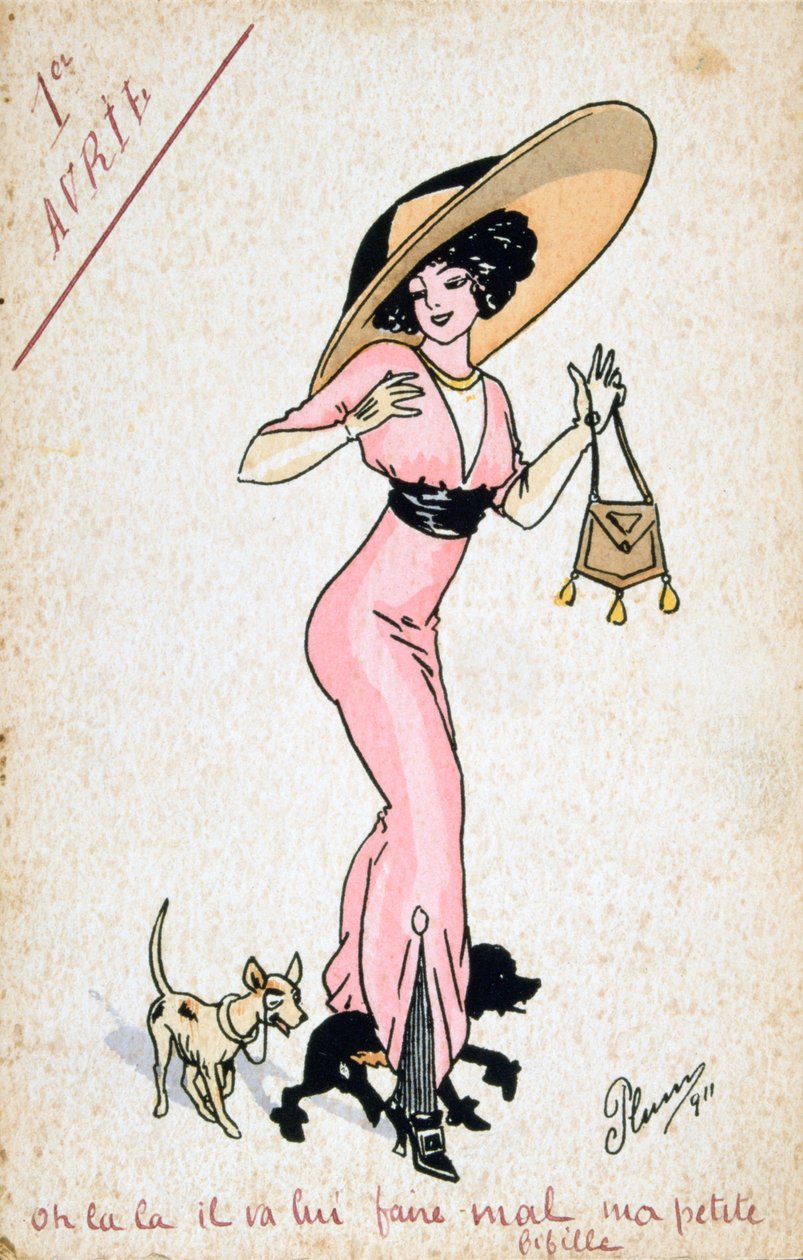 Vintage French postcard by Unbekannt