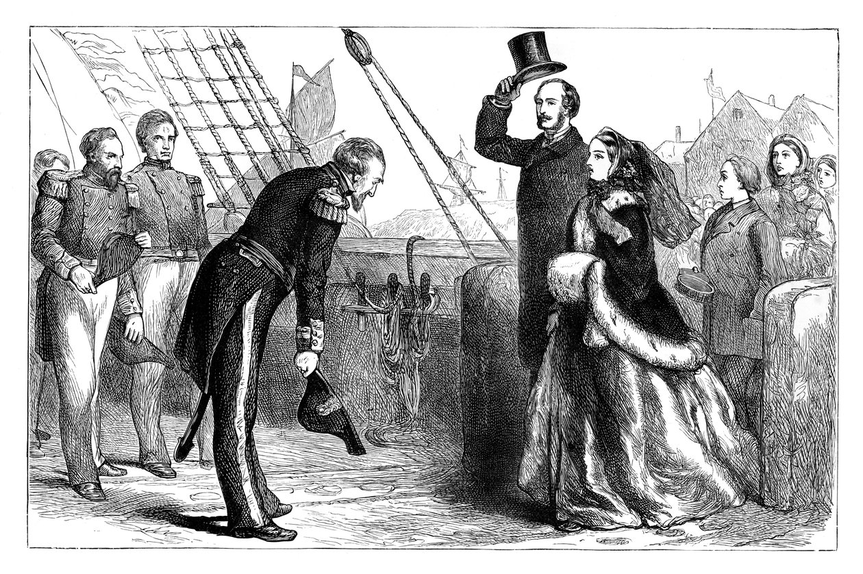 Visit of the Queen and Prince Albert to the Resolute, 1856 by Unbekannt