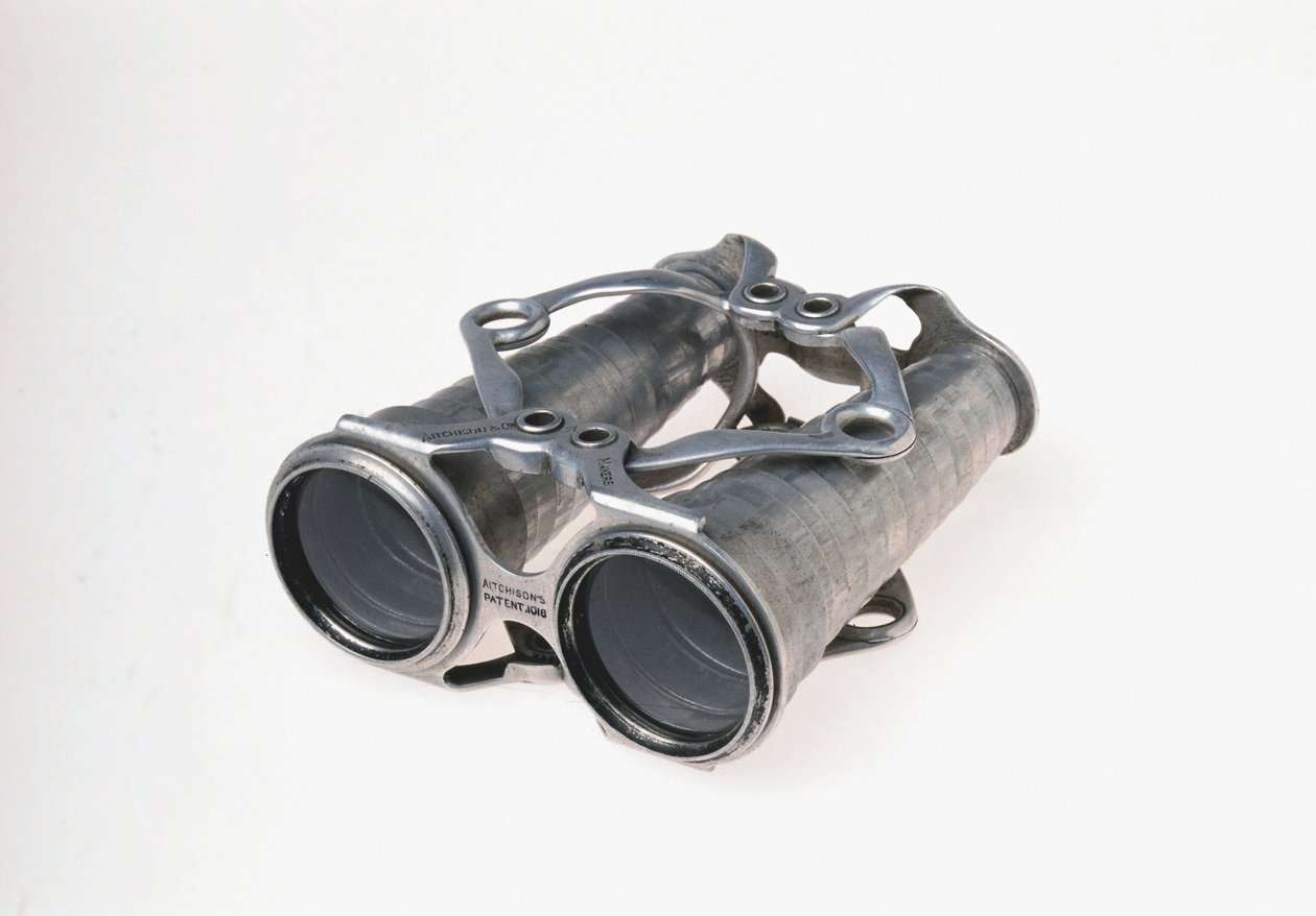 Army issue folding binoculars, c 1895 by Unbekannt