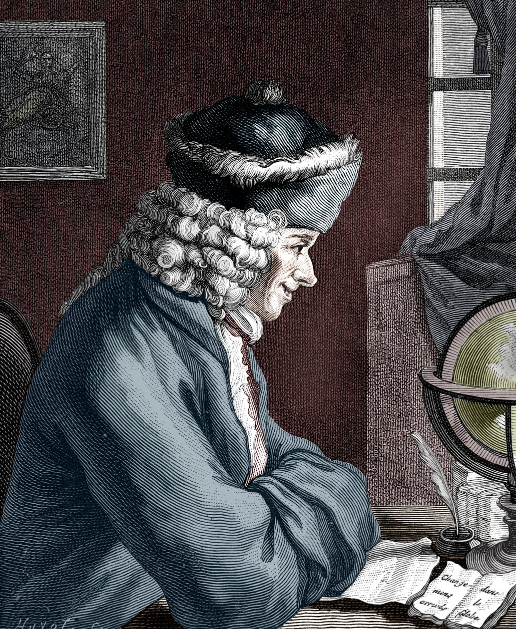 Voltaire, French Author, Playwright, Satirist and Man of Letters by Unbekannt