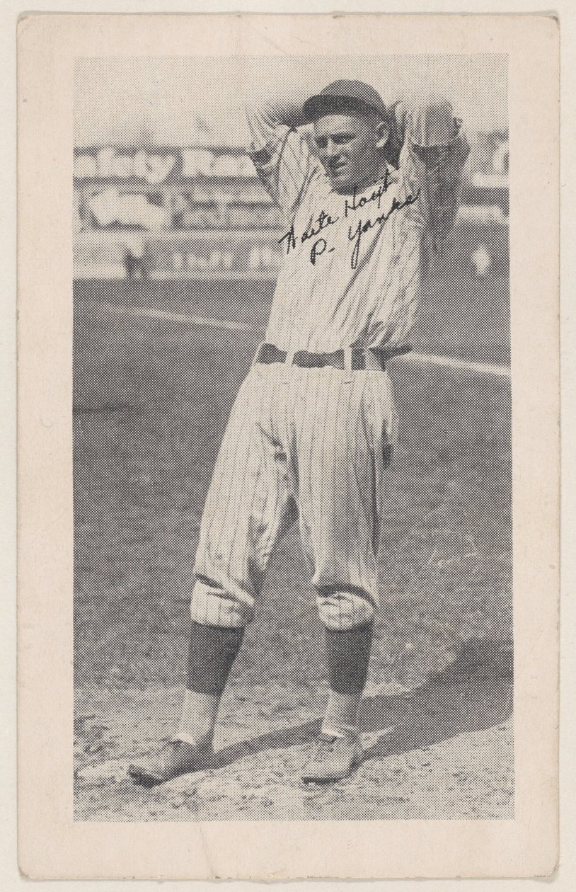 Waite Hoyt, P. Yanks, from Baseball strip cards W575-2 by Unbekannt