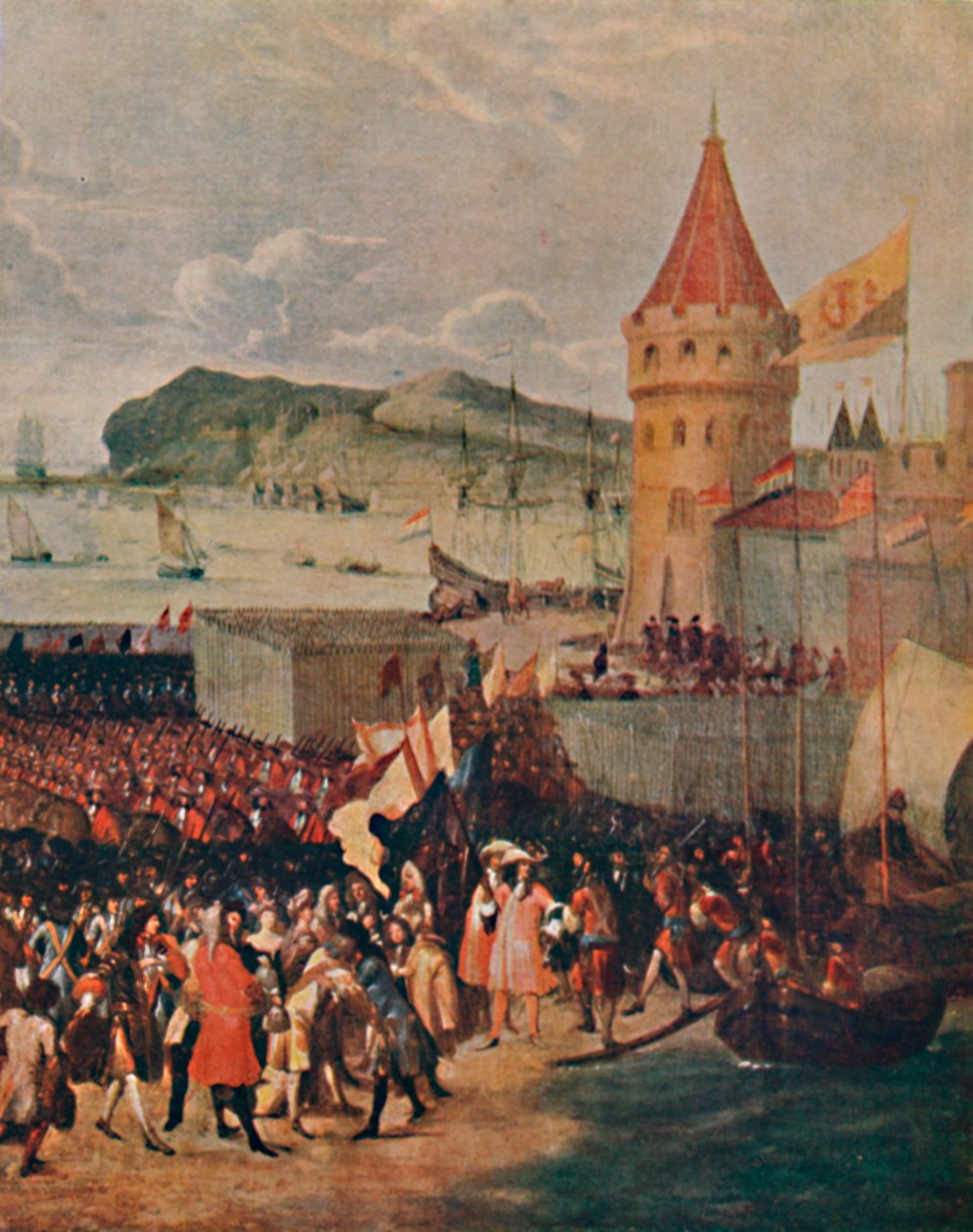 William III Landing at Brixham by Unbekannt