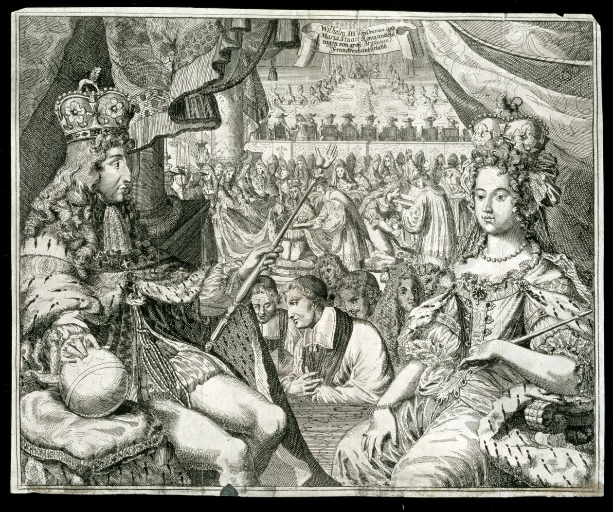 William III and Mary II, King and Queen of Great Britain and Ireland by Unbekannt