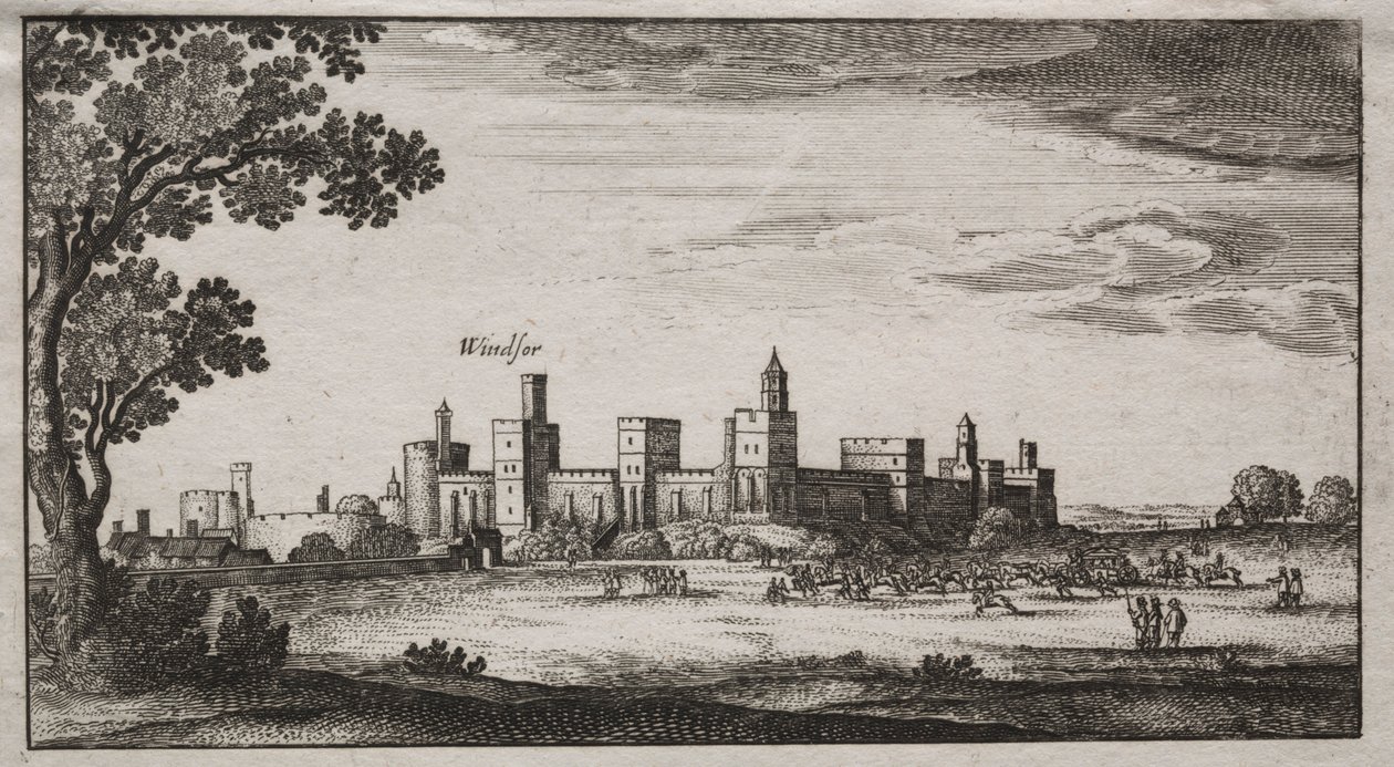 Windsor Castle from the Southeast, 1600s by Unbekannt