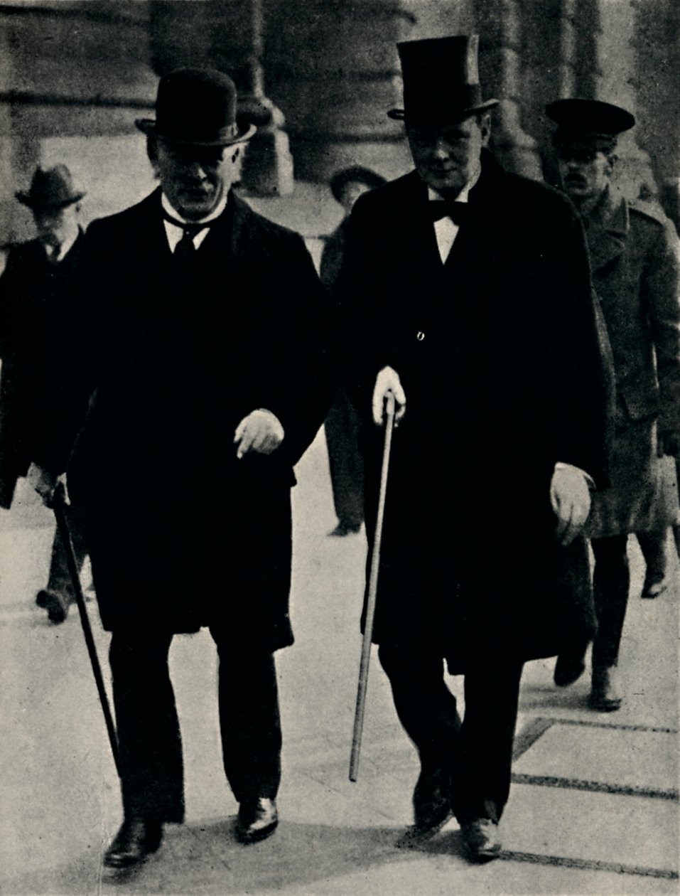With David Lloyd George by Unbekannt