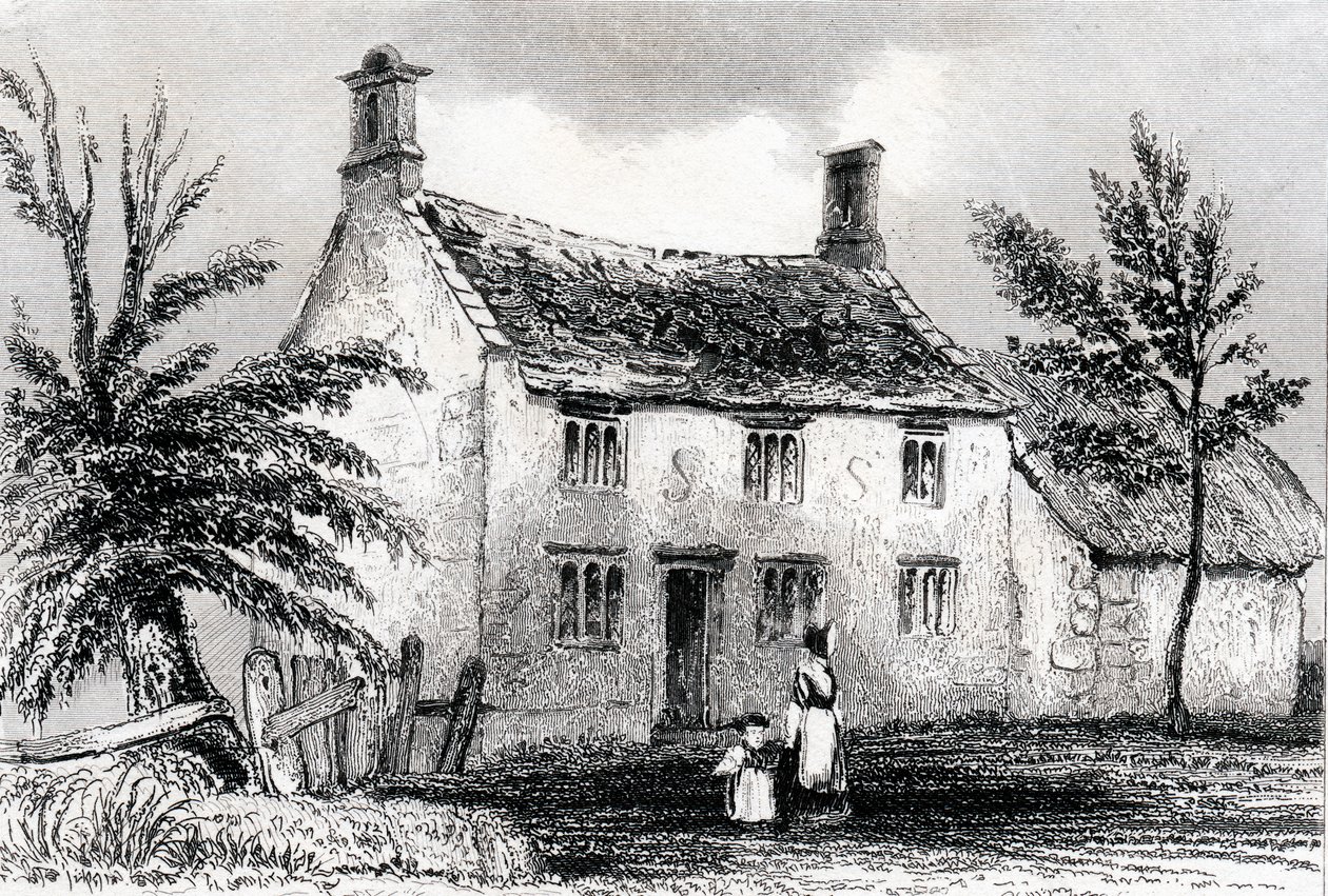 Woolsthorpe Manor, near Grantham, Lincolnshire, birthplace of Sir Isaac Newton by Unbekannt