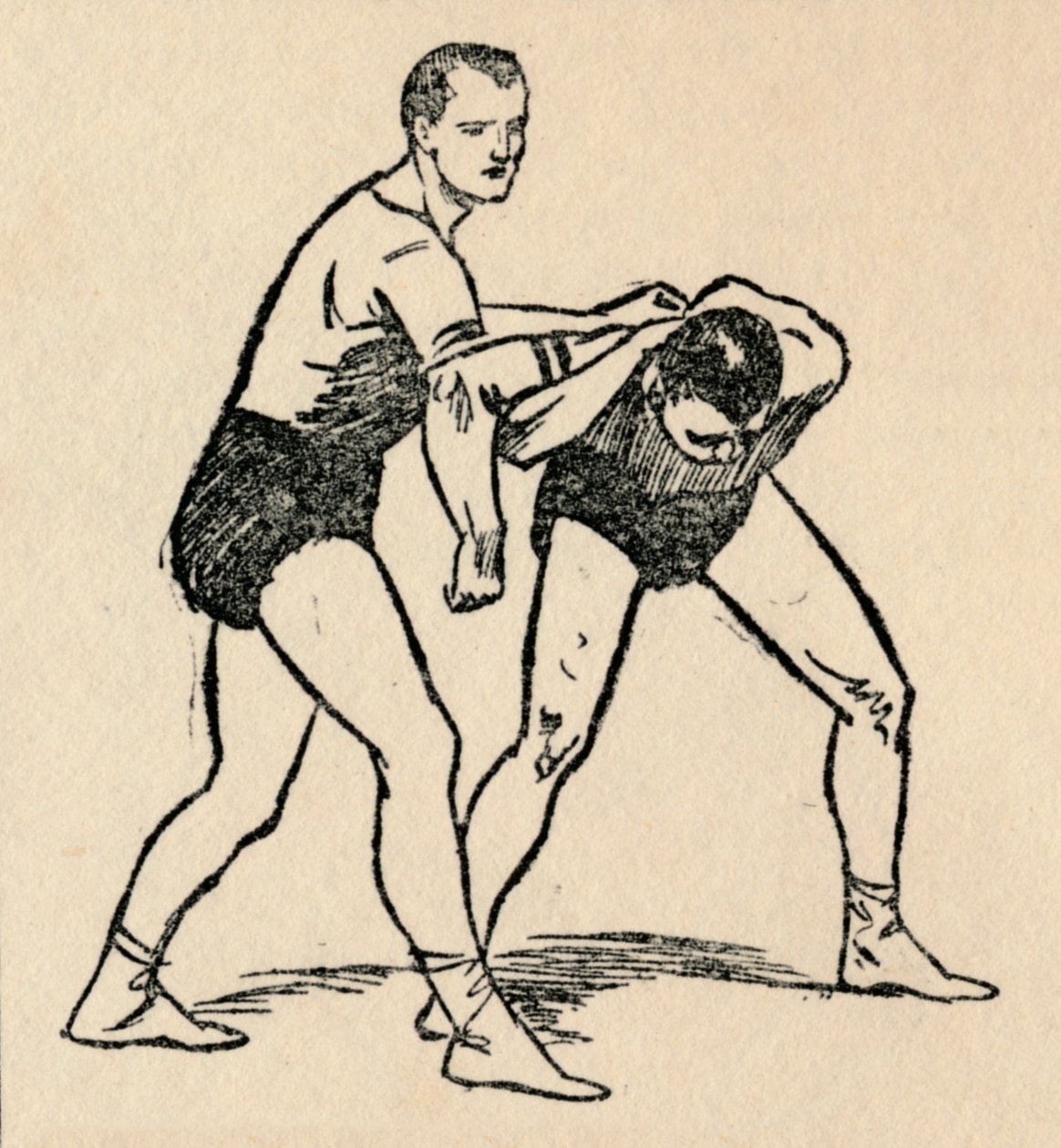 Wrestling by Unbekannt