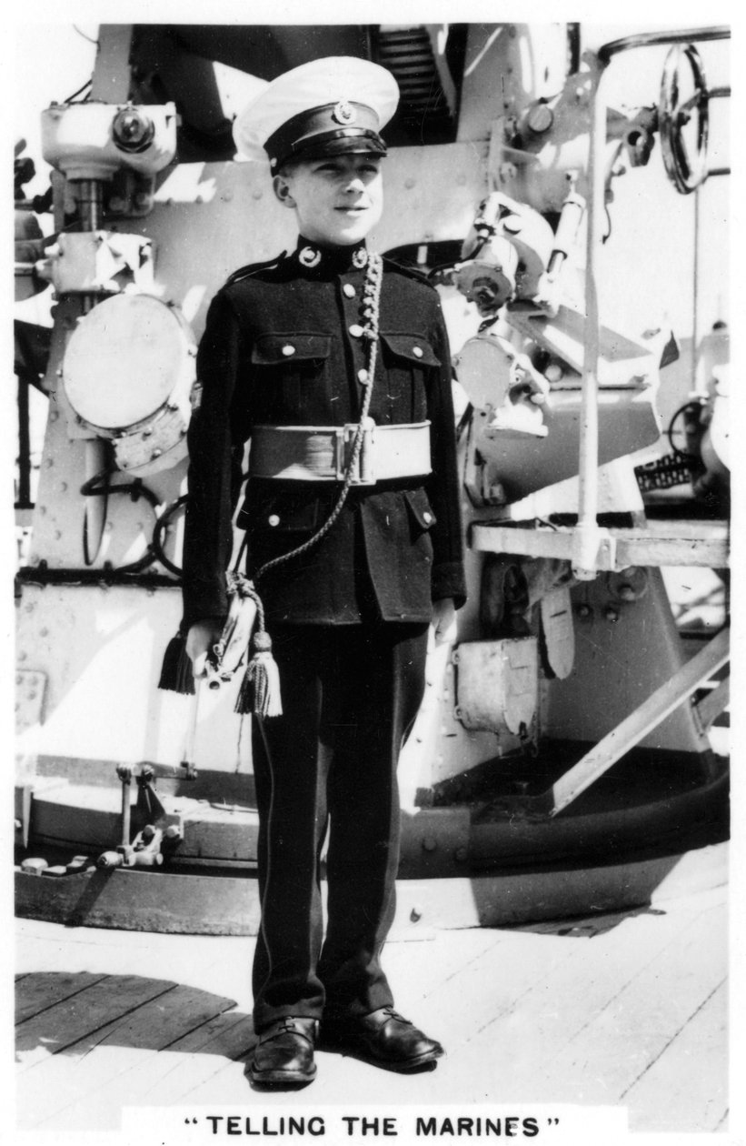 Young Bugler of the Royal Marines by Unbekannt