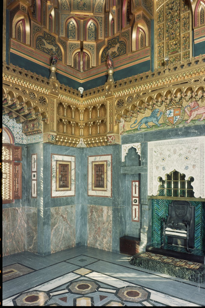 Interior, Cardiff Castle, Wales, built c.1875 by Unbekannt Unbekannt