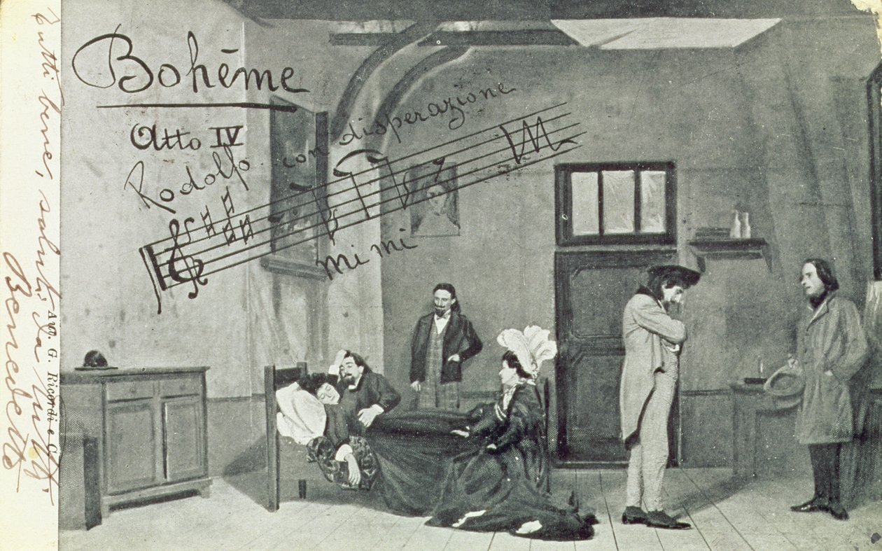 Scene from Act IV of the Opera 